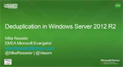 Data Deduplication in Windows Server 2012 R2 in Depth