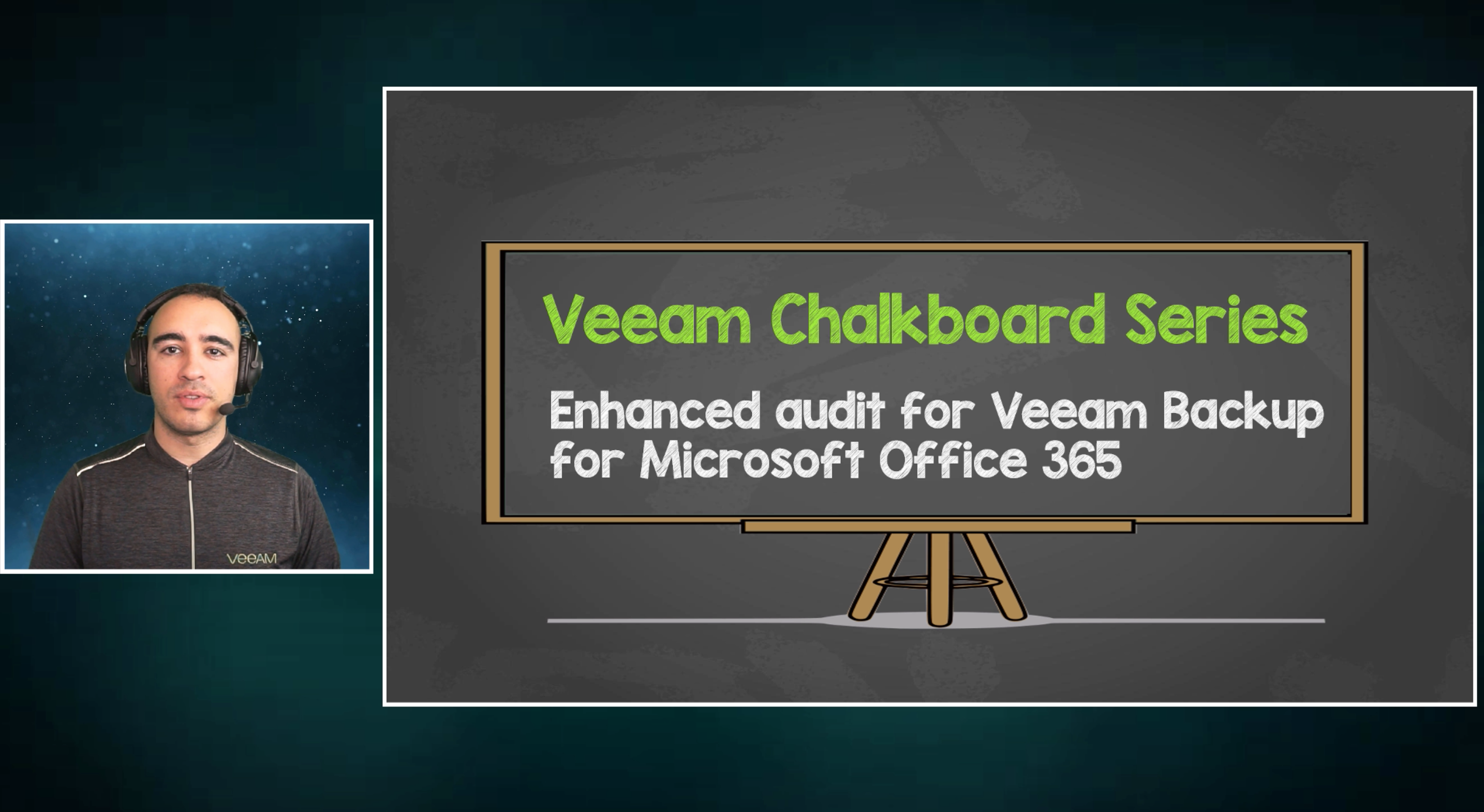 Chalkboard: Enhanced audit for Veeam Backup for Microsoft Office 365