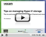 5 tips for managing storage in a Microsoft Hyper-V environment