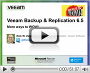 NEW Veeam Backup & Replication 6.5 