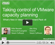 Taking control of VMware capacity planning
