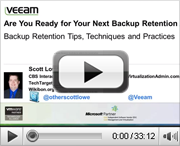 VMware admins: Are you ready for your next backup retention audit