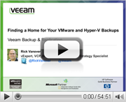 Finding a Home for Your VMware and Hyper-V Backups