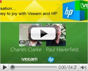 Virtualisation...journey to joy with Veeam and HP
