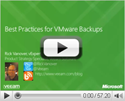 Best practices for VMware backup