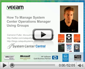 How to manage System Center Operations Manager Using Groups