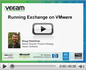 Running Exchange on VMware
