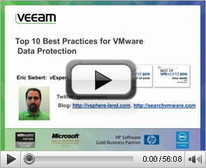 Top 10 Best Practices for VMware Data Protection