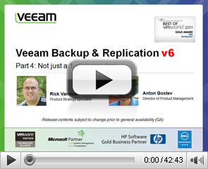 Veeam Backup & Replication v6. Part 4: Not just a 1-click wonder 
