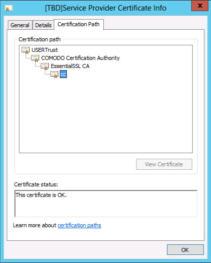 certificate path