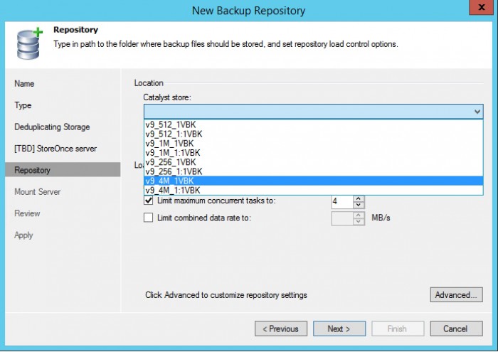 HP StoreOnce Catalyst integration in Veeam Backup & Replication - Picture 3