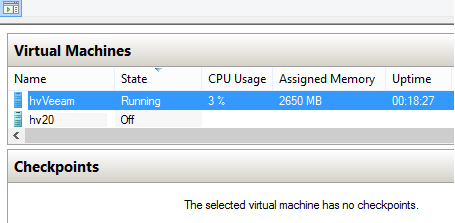 Hyper-V dynamic memory. VM is under workload