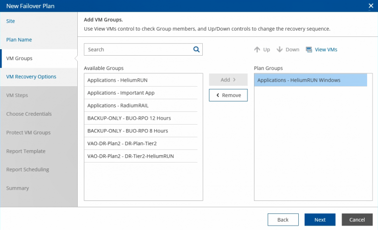 How to Build a Failover Plan in Veeam Availability Orchestrator