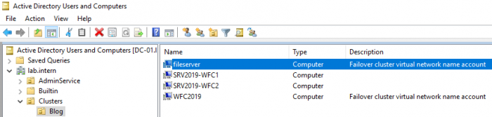 How to create a file server cluster with Windows 2019