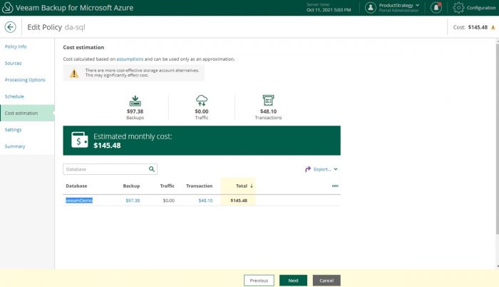 NEW Veeam Backup for Microsoft Azure v3 features
