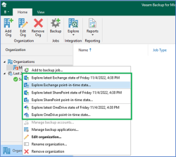 Veeam Backup for Microsoft 365 v6 Data Recovery Scenarios