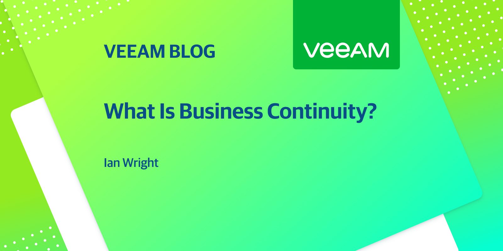 What Is Business Continuity?