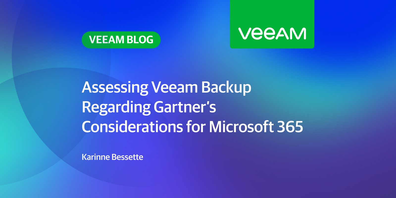 Gartner Insights Securing Microsoft 365 with Veeam