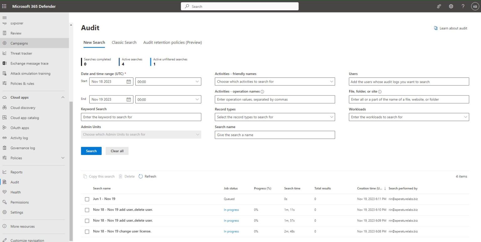 Microsoft 365 Native Security Monitoring & Compliance Tools