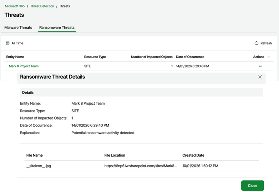 Ransomware Threats Veeam Ransomware Detection Service