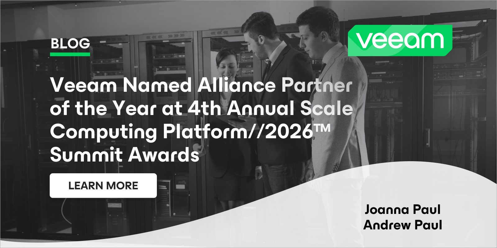 Veeam Named Scale Computing Alliance Partner of the Year