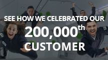 We celebrated our 200,000th customer with an all-inclusive zero-gravity flight.